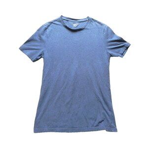 Structure Shirt Womens Small Slim Fit Plain‎ Solid Short Sleeve Crew Neck Ladies
